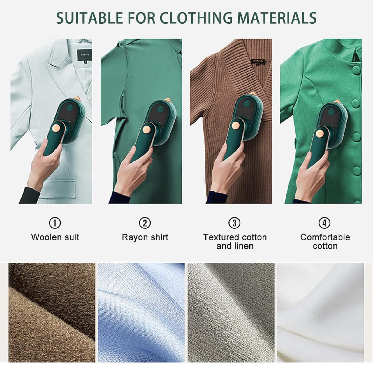 Portable Steam Iron  Handheld Garment Steamer